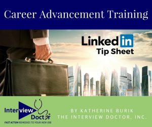 LinkedIn Tip Sheet advance your career