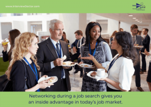 get an inside advantage during a job search by networking